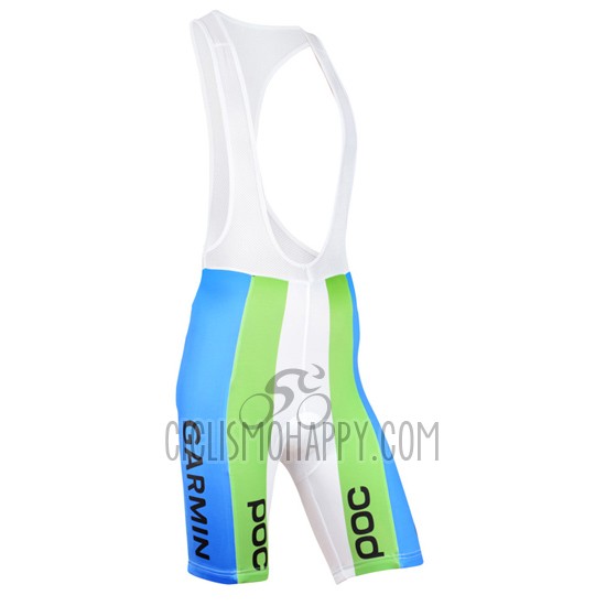 Cannondale Cycling Jersey Bib Short 2015 Men Short Sleeve Green and White
